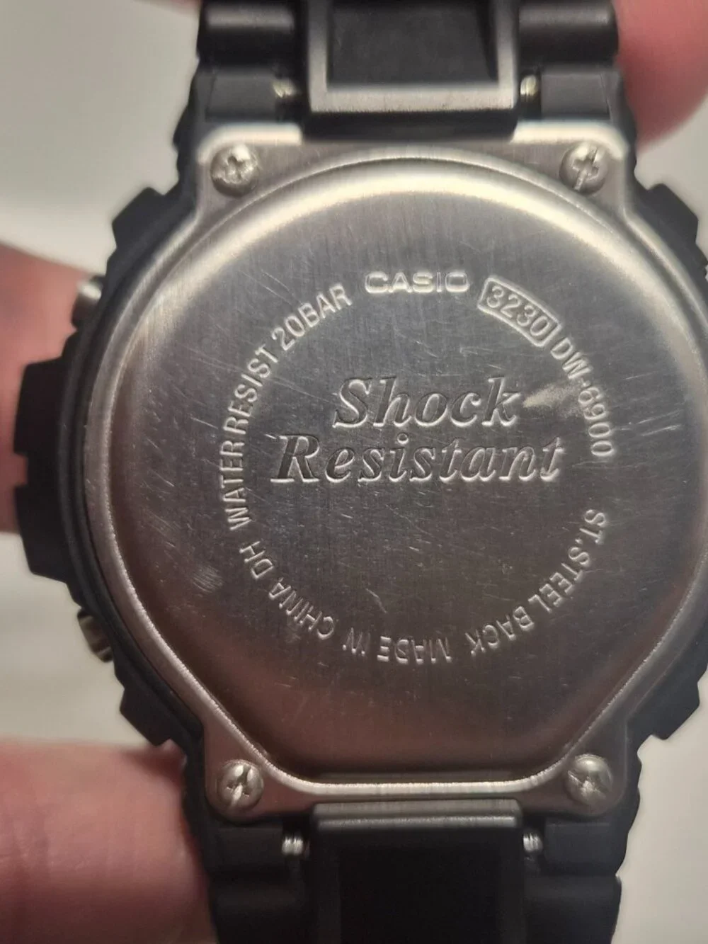 Casio G Shock Matte Black Digital